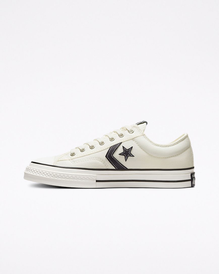 Men's Converse Star Player 76 Low Top Shoes White / Black | AU 590C1S